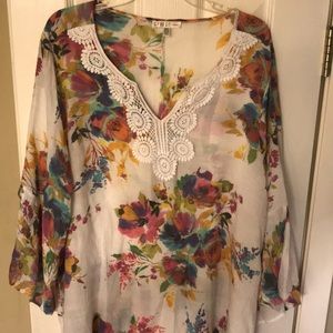 Spence plus size 2X tunic top